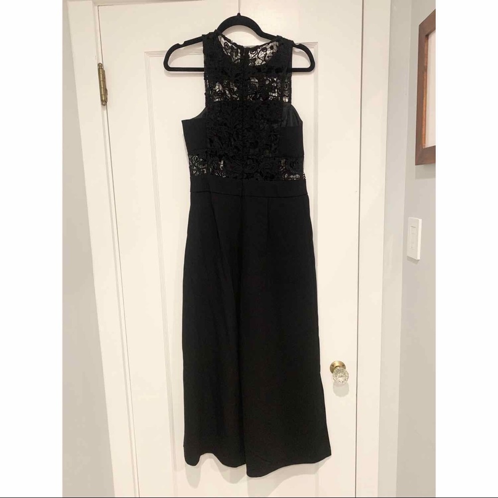 ASOS Black Jumpsuit with Lace Detail - Picture 3 of 11